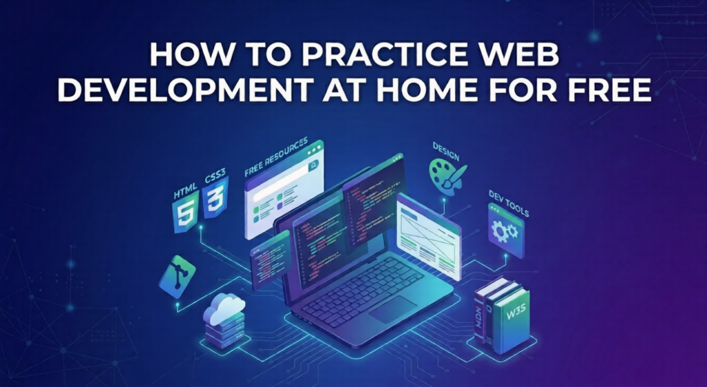 How to Practice Web Development at Home for Free (2026 Student Guide ...