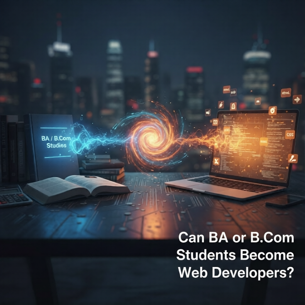 Can BA or B.Com Students Become Web Developers?