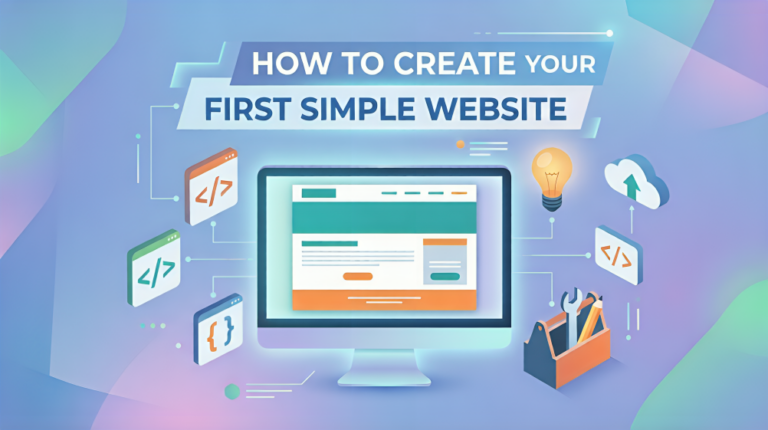 How to Create Your First Simple Website