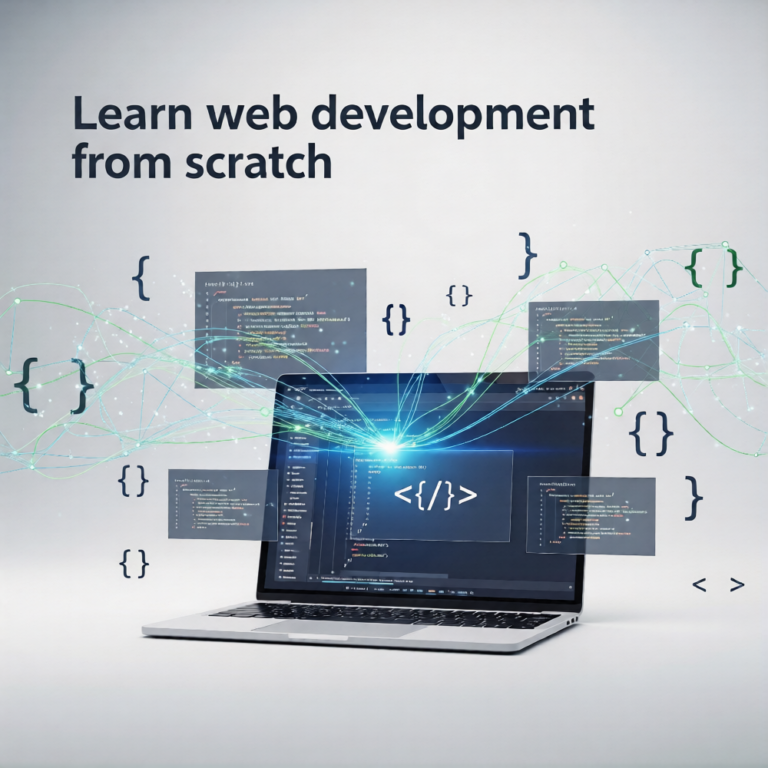 Learn web development from scratch