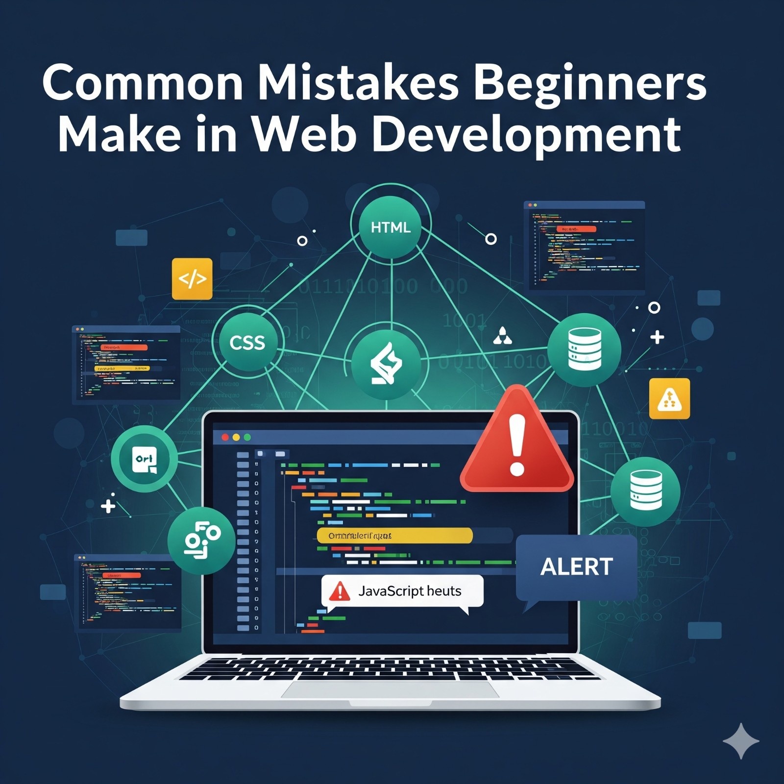 common mistakes beginners make in web development