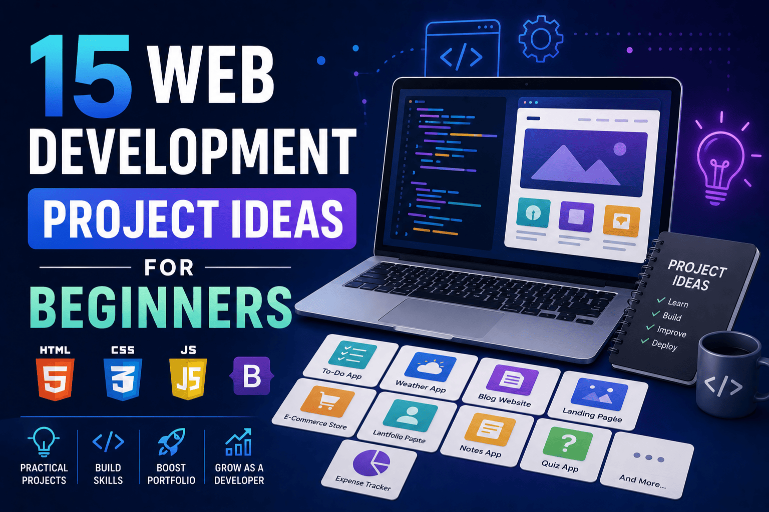 15 Web Development Project Ideas for Beginners (2026 Career Guide ...