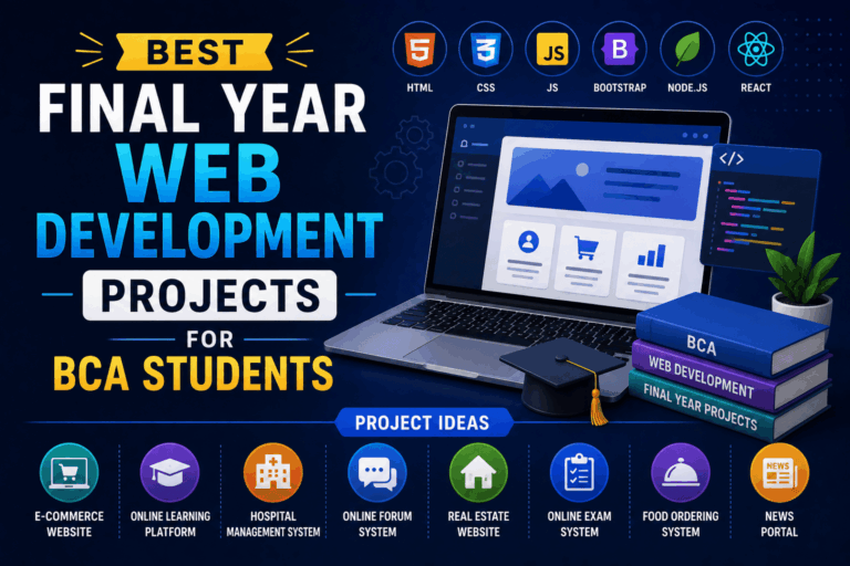 Best Final Year Web Development Projects for BCA Students