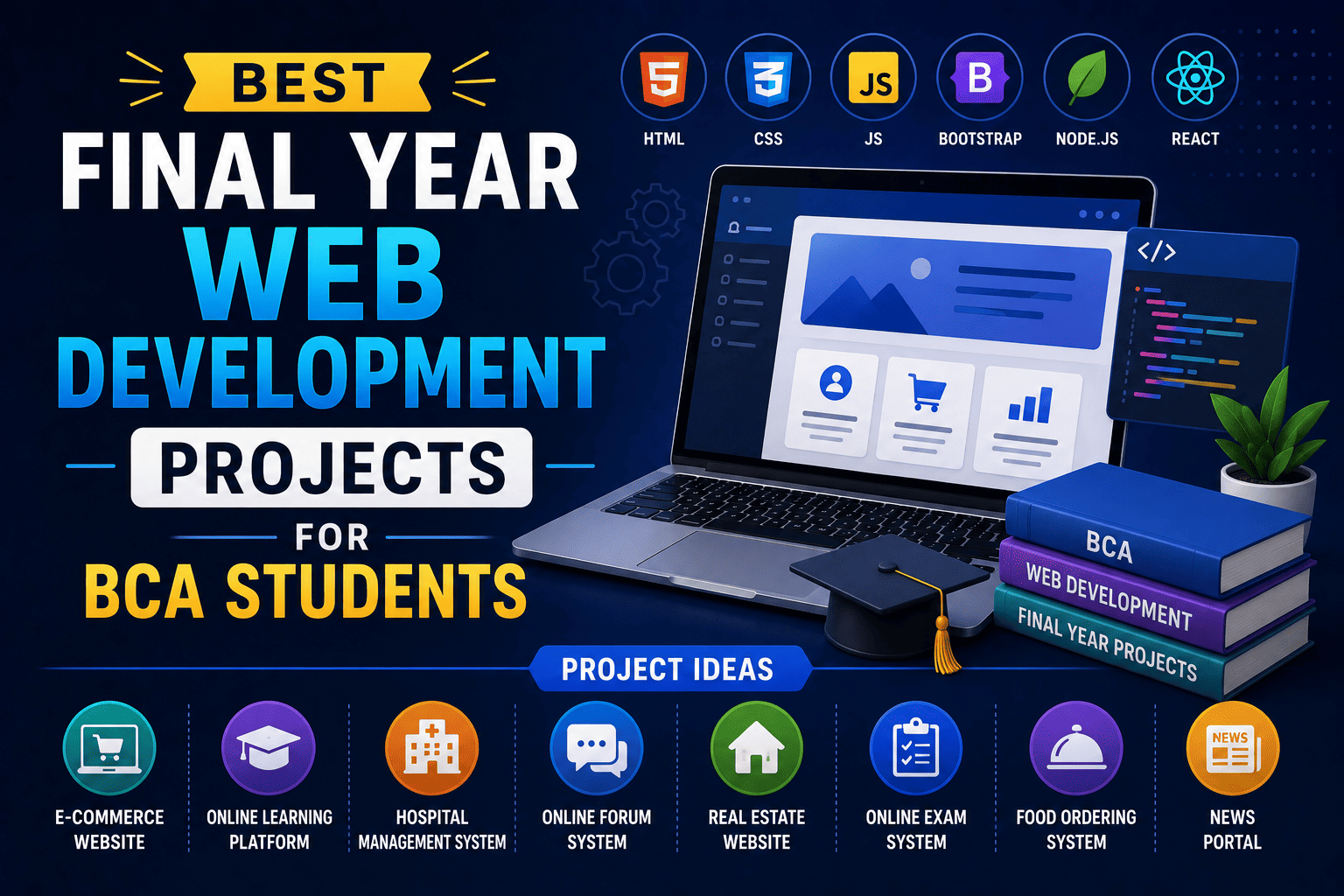 Best Final Year Web Development Projects for BCA Students
