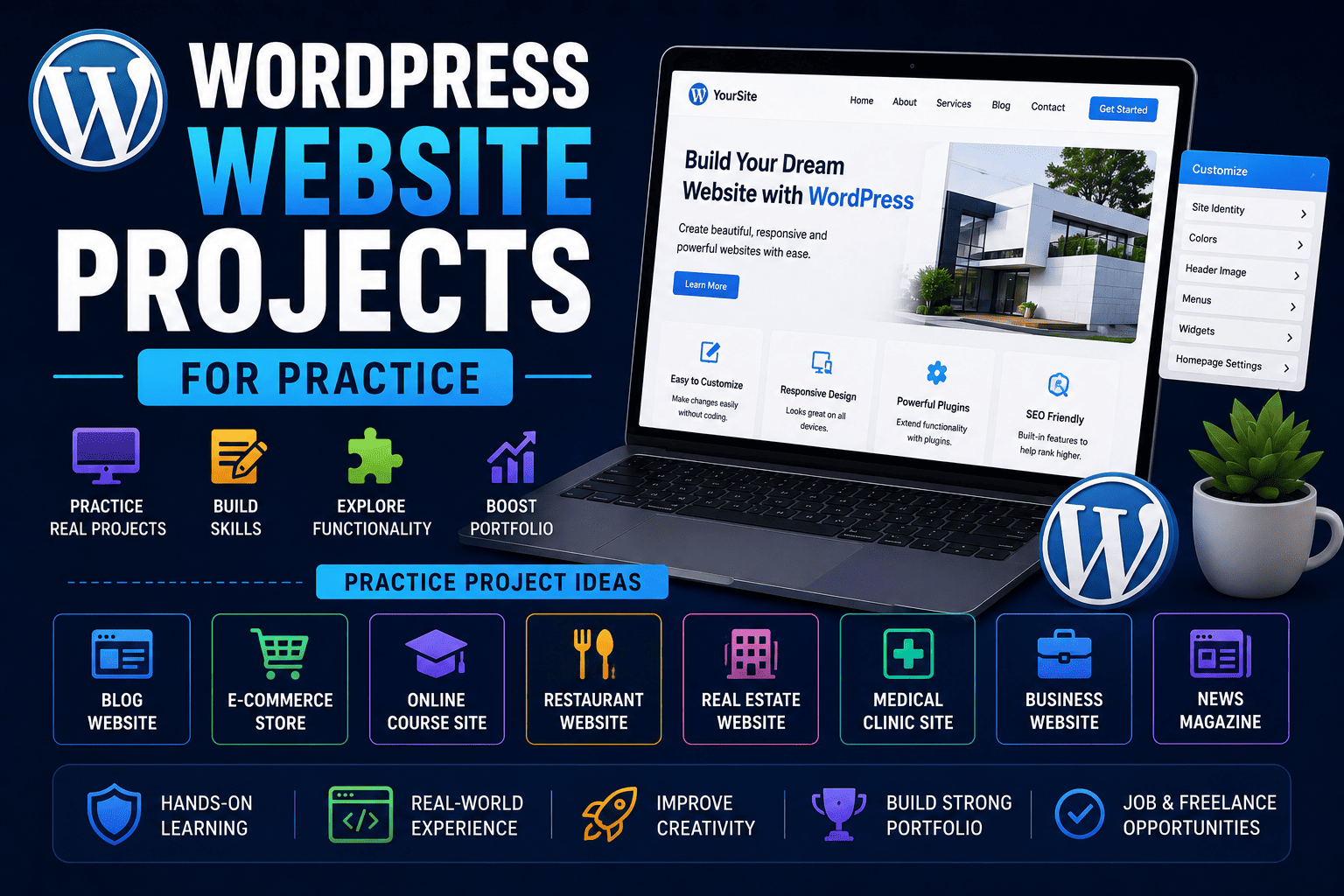 Best WordPress Projects for Practice and Portfolio Building