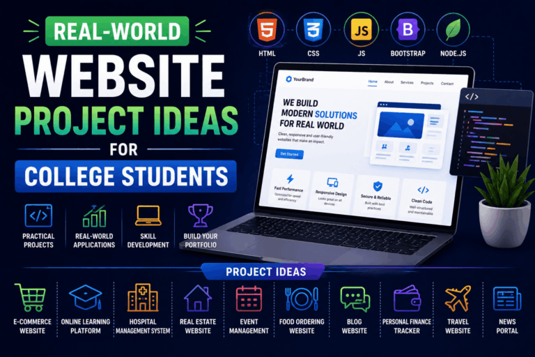 Real-World Website Project Ideas for College Students